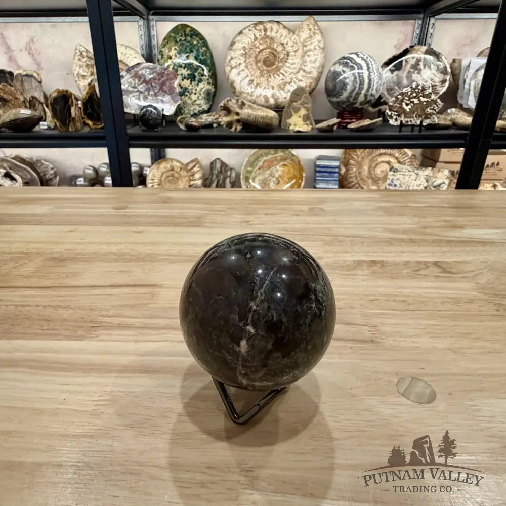 Rare Yooperlite + Hematite Sphere 2.88’’ - Sphere