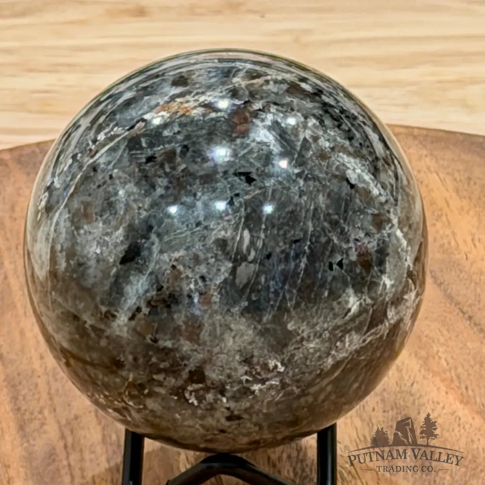 Rare Yooperlite + Hematite Sphere 3.06’’ - Sphere