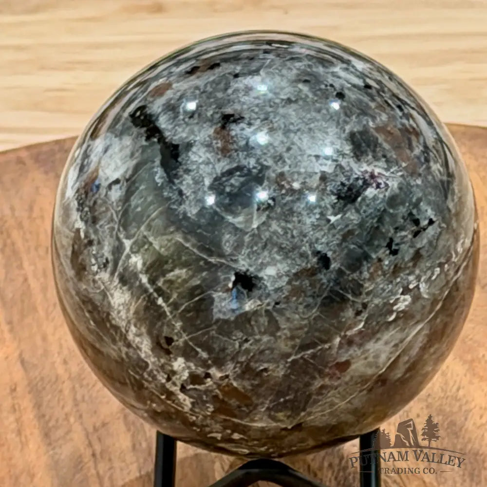 Rare Yooperlite + Hematite Sphere 3.06’’ - Sphere