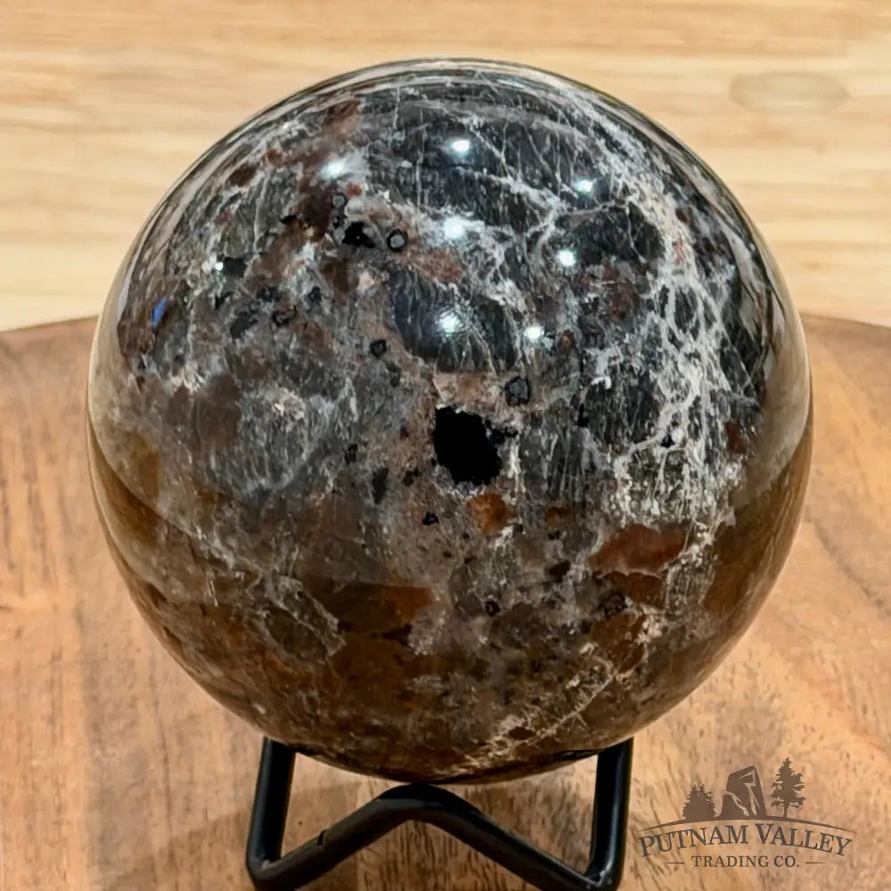 Rare Yooperlite + Hematite Sphere 3.1’’ - Sphere