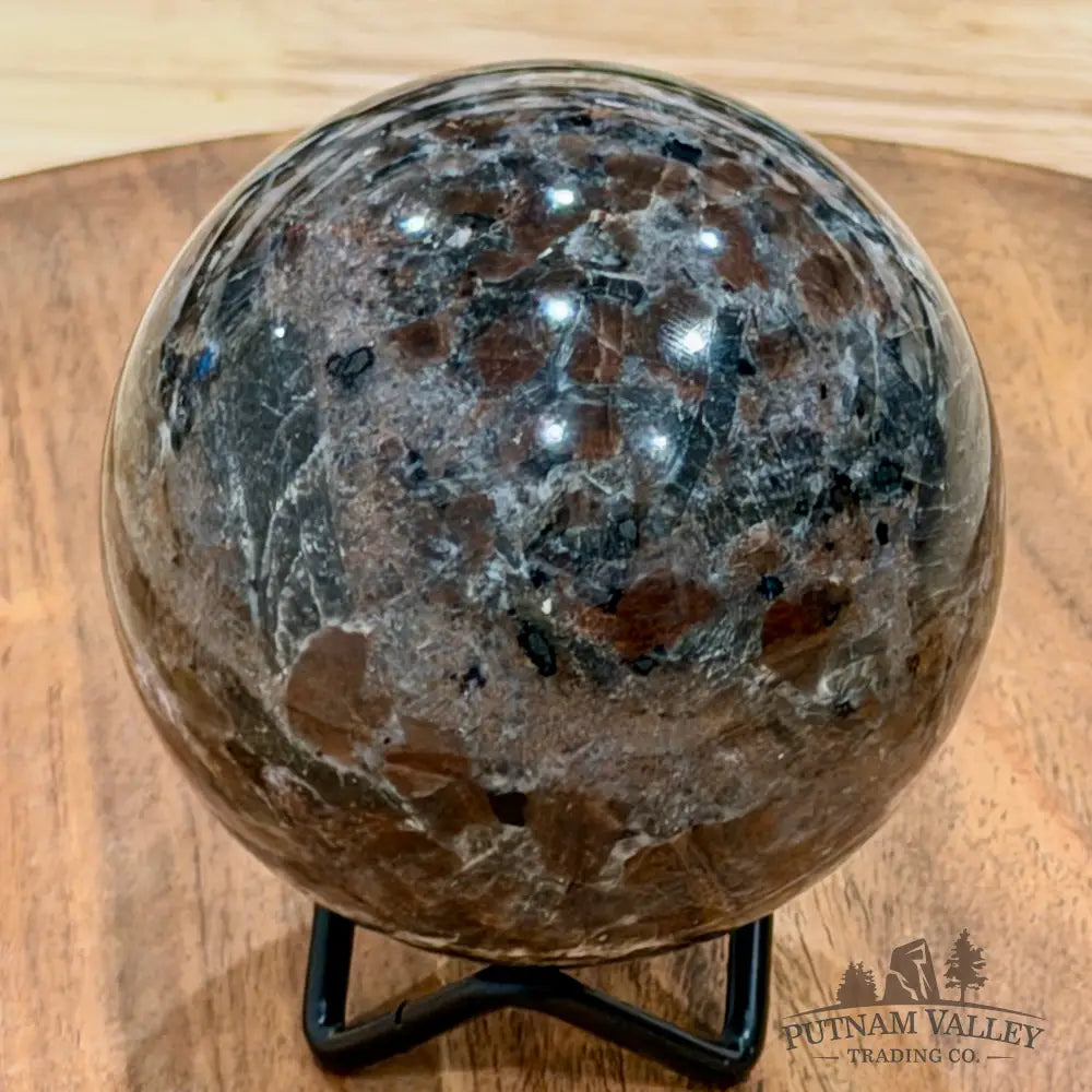 Rare Yooperlite + Hematite Sphere 3.1’’ - Sphere