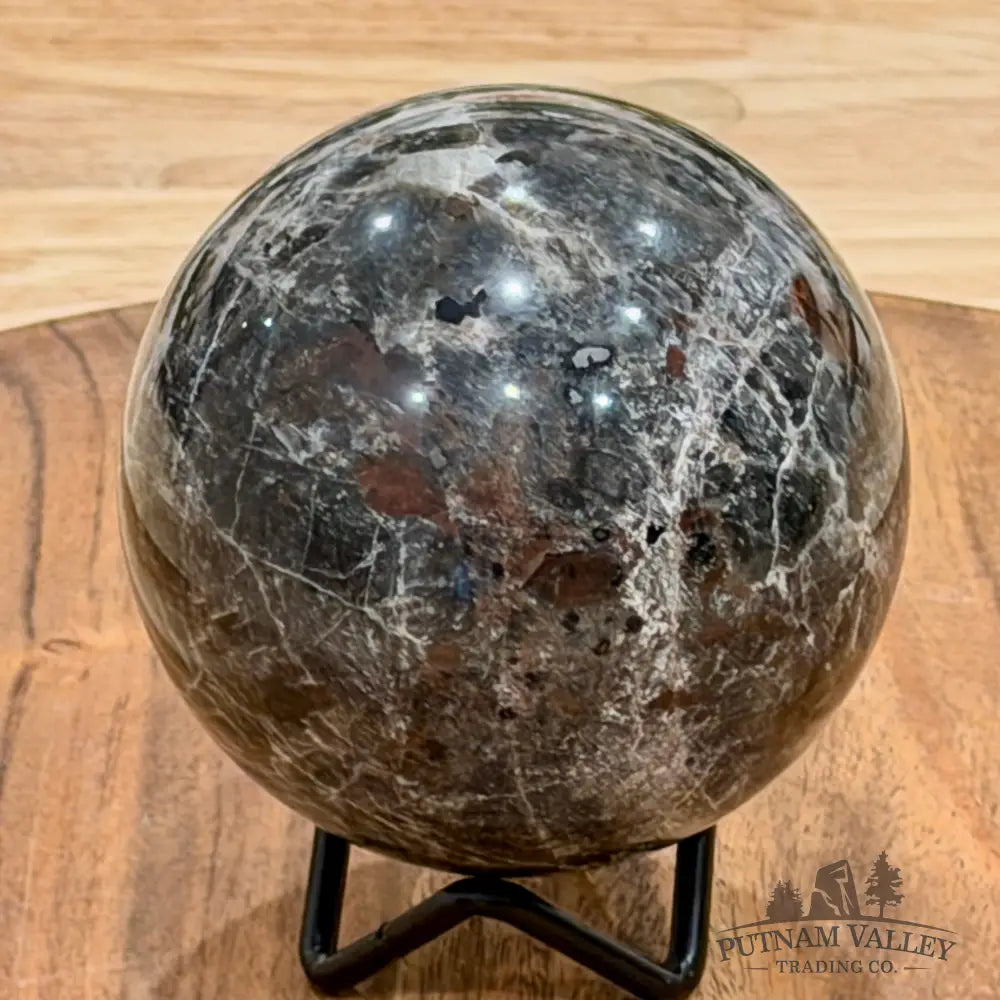 Rare Yooperlite + Hematite Sphere 3.15’’ - Sphere