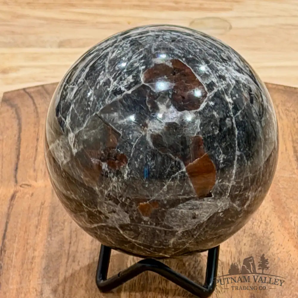 Rare Yooperlite + Hematite Sphere 3.15’’ - Sphere