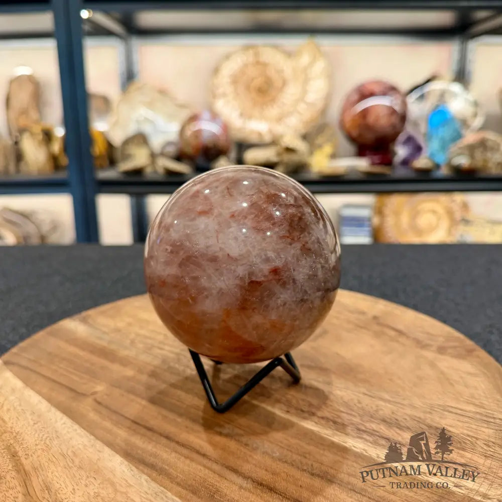 Red Fire Quartz Sphere 3.8’’ - Sphere