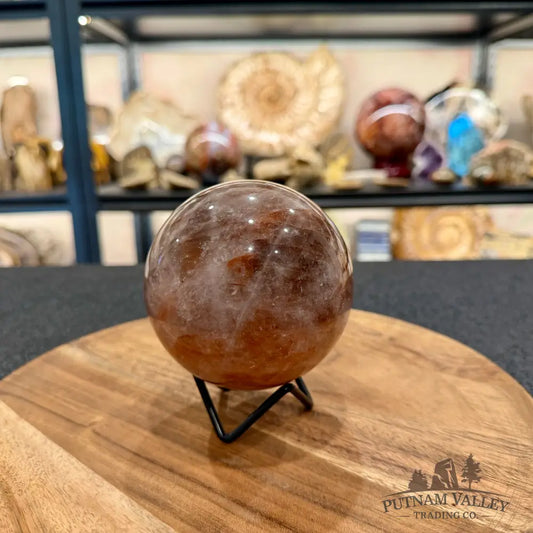 Red Fire Quartz Sphere 3.8’’ - Sphere