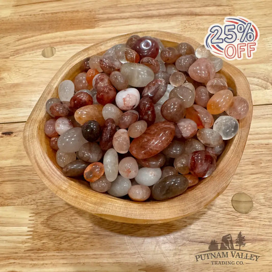 Tumbled Red Fire Quartz (1/2lb) Tumbled Stone