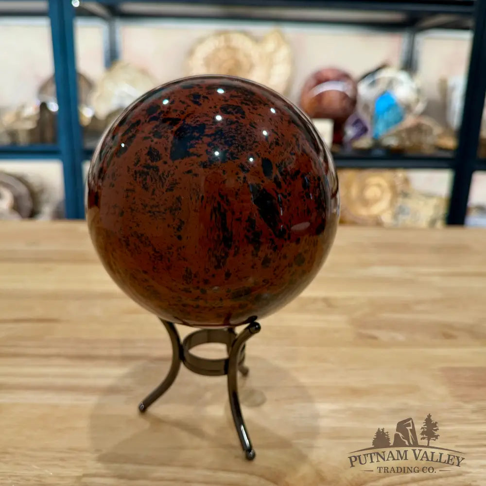 Red Obsidian Sphere 5.28’’ - Sphere