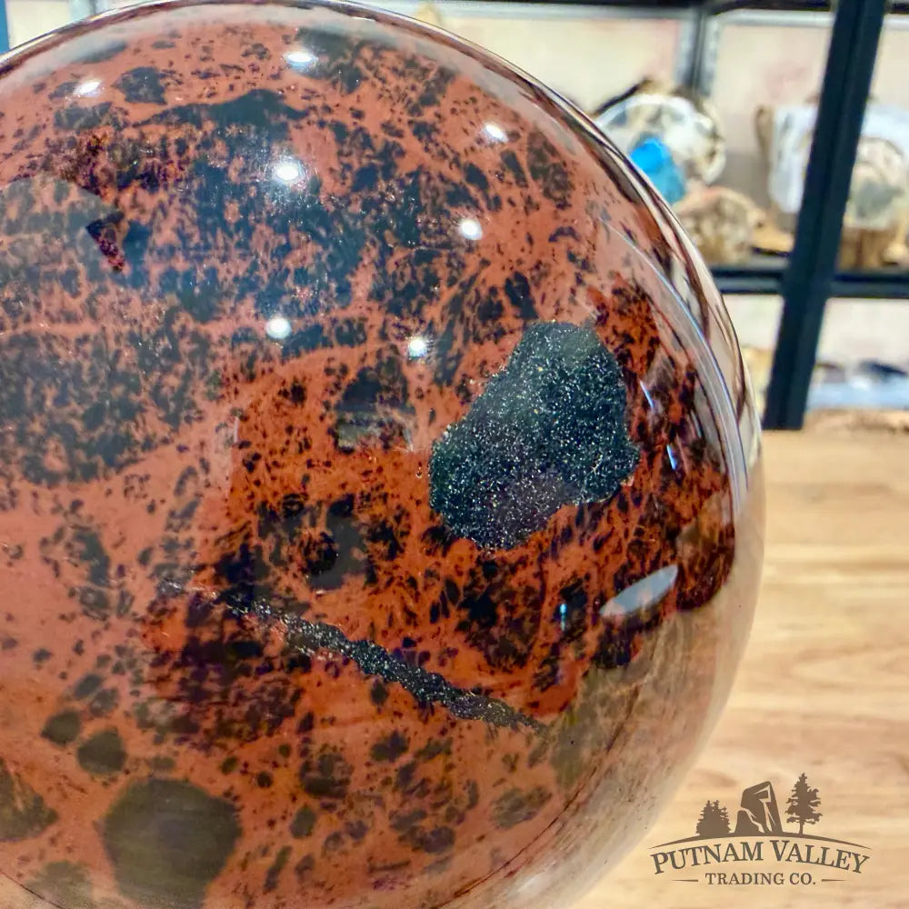 Red Obsidian Sphere 5.28’’ - Sphere