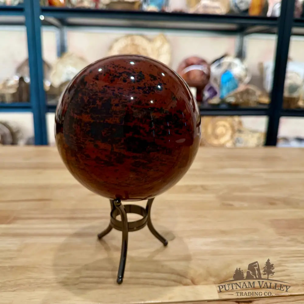 Red Obsidian Sphere 5.38’’ - Sphere