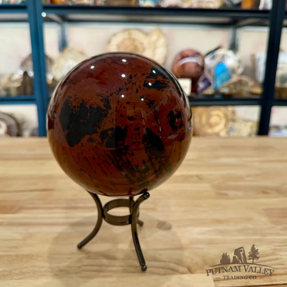 Red Obsidian Sphere 5.38’’ - Sphere