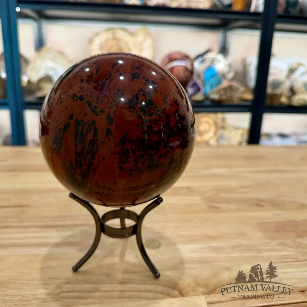 Red Obsidian Sphere 5.38’’ - Sphere