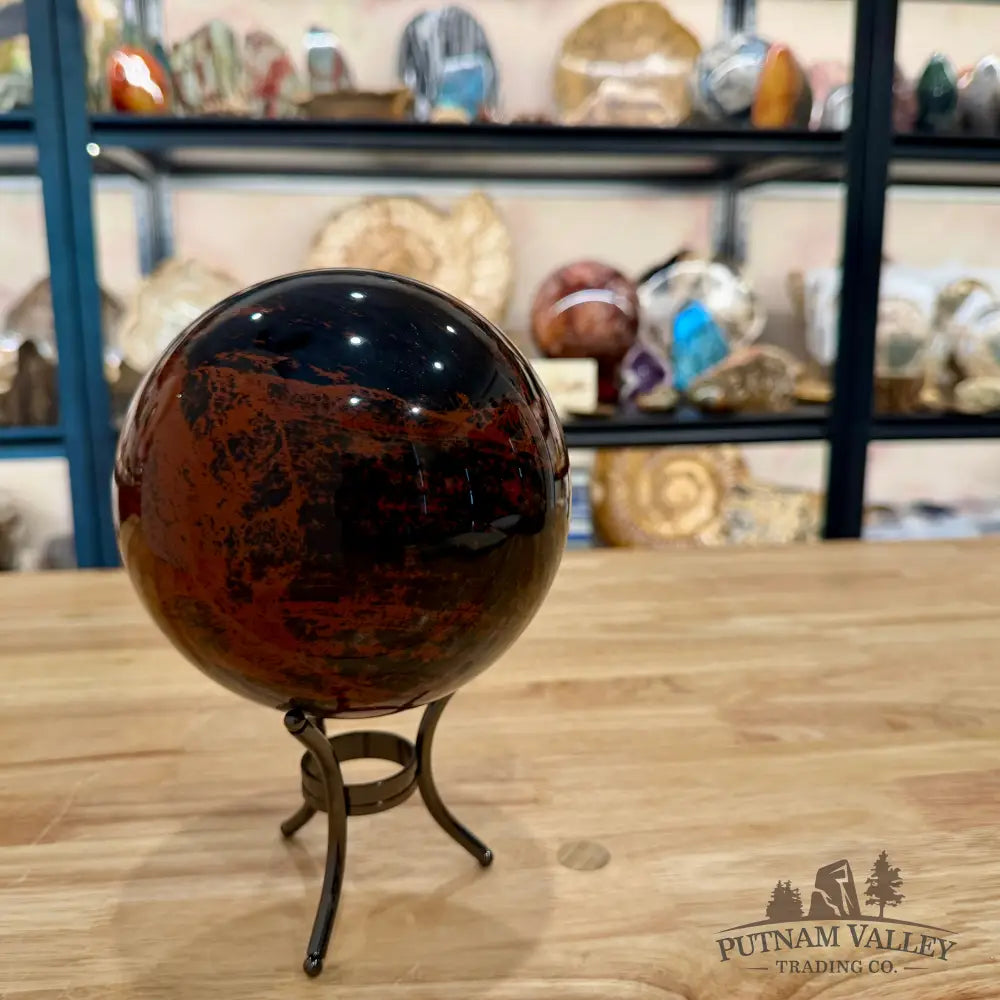 Red Obsidian Sphere 5.49’’ - Sphere