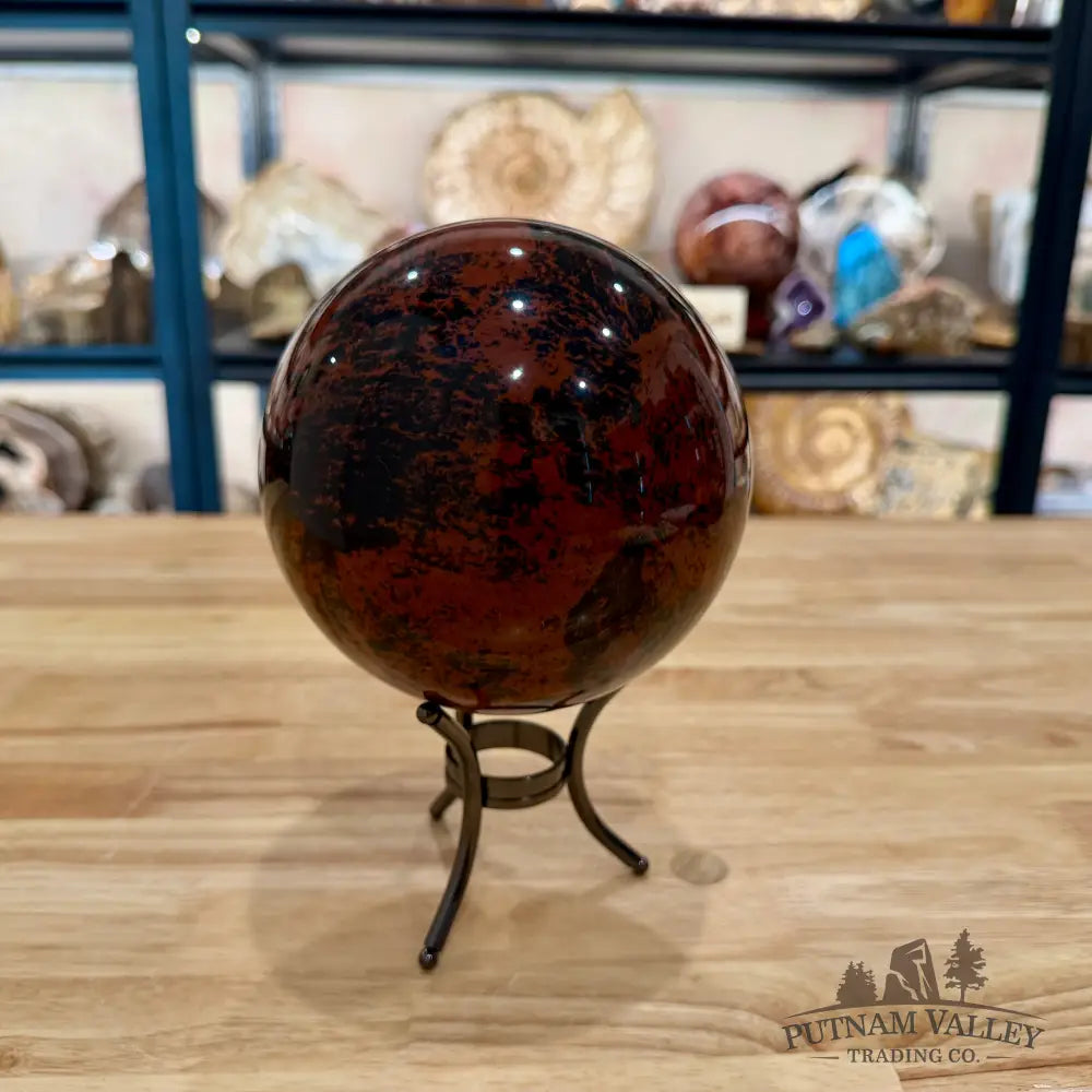 Red Obsidian Sphere 5.49’’ - Sphere