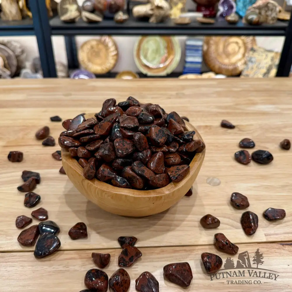 Tumbled Red Obsidian (½ lb) - Tumbled Stone