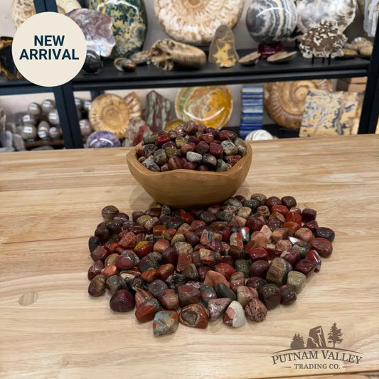 Red Rainbow Jasper Tumbles (½ lb) | South Africa - Tumbled Stone