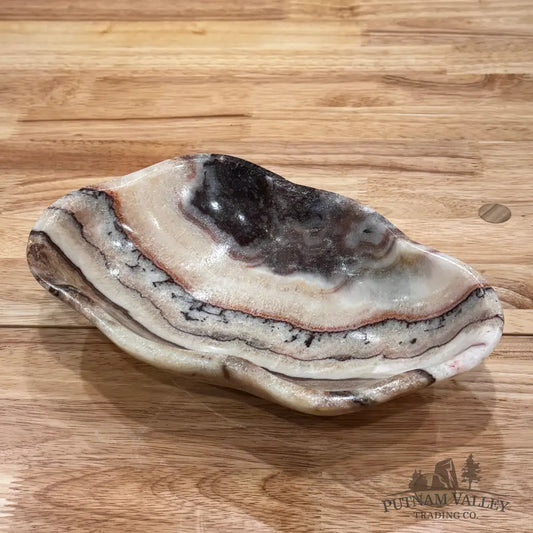 Red Serpentine Decorative Bowl Bowl