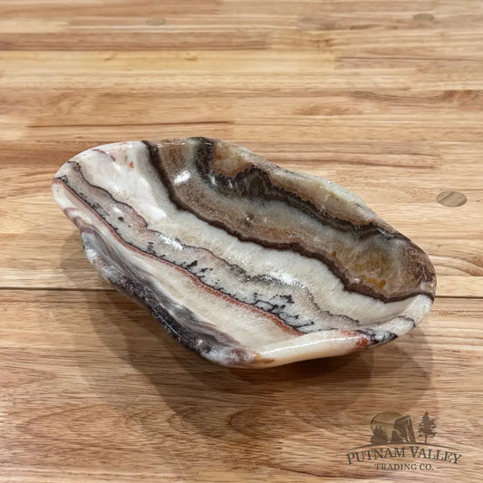 Red Serpentine Decorative Bowl Bowl