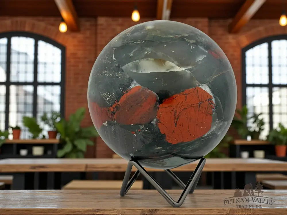 African Bloodstone Sphere Sphere