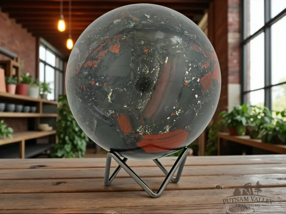 African Bloodstone Sphere Sphere