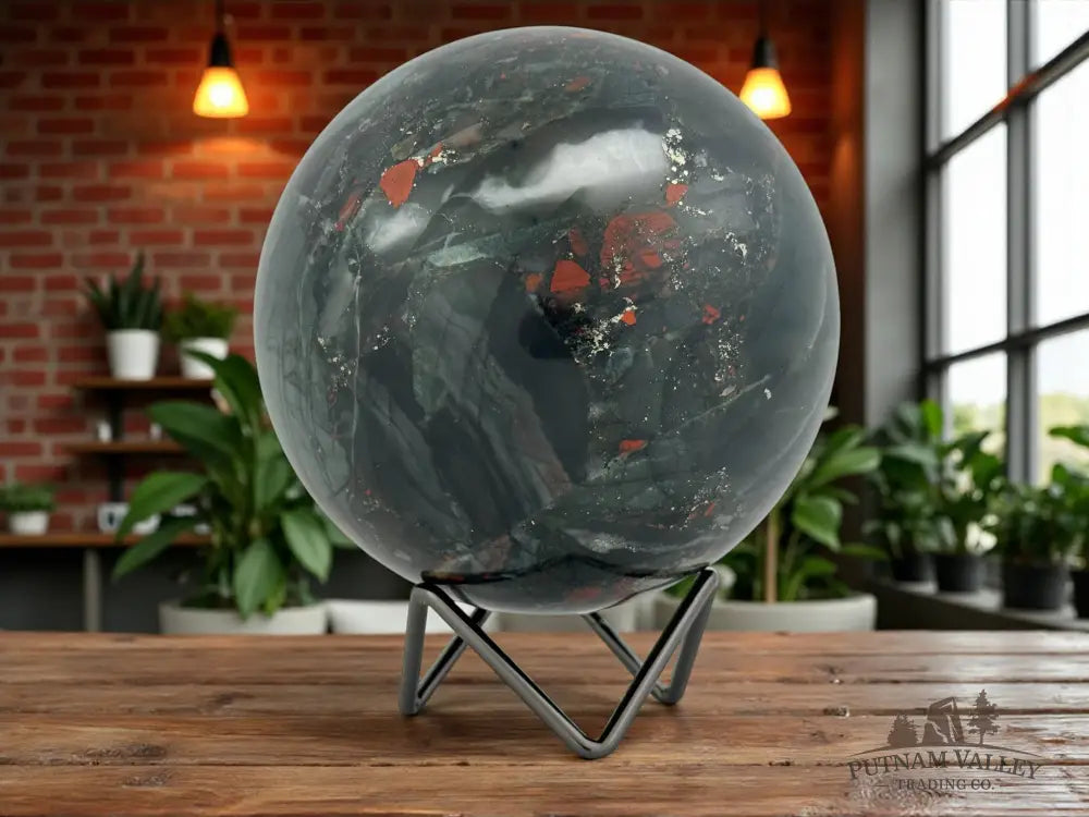 African Bloodstone Sphere Sphere