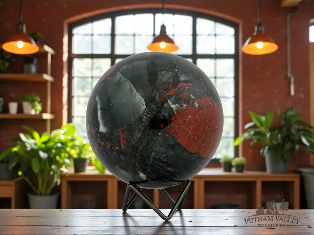 African Bloodstone Sphere Sphere