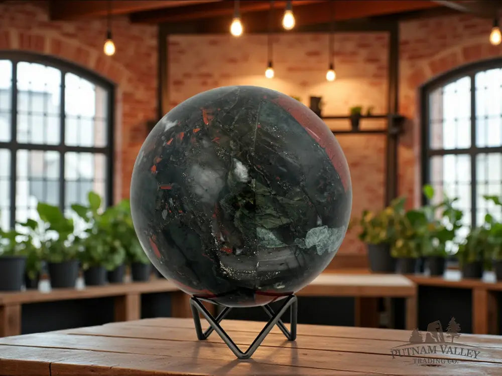 African Bloodstone Sphere Sphere