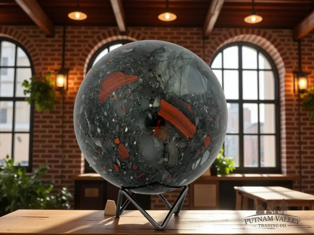 African Bloodstone Sphere Sphere
