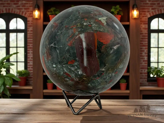 African Bloodstone Sphere Sphere