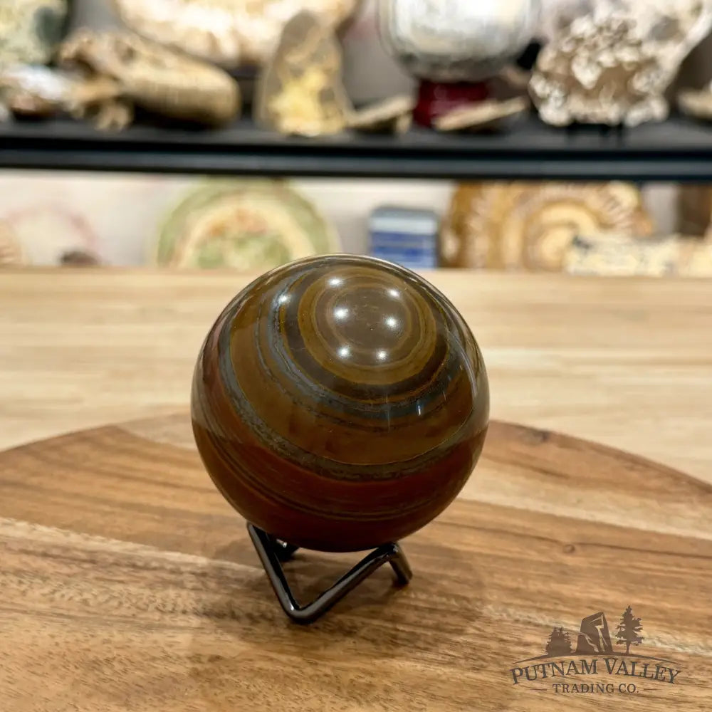 Reserve Australian Tiger Iron Sphere 2.95’’ - Sphere