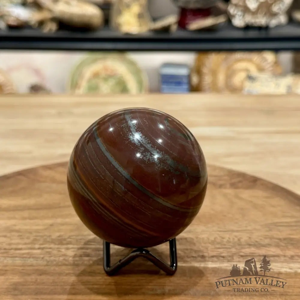 Reserve Australian Tiger Iron Sphere 2.95’’ - Sphere