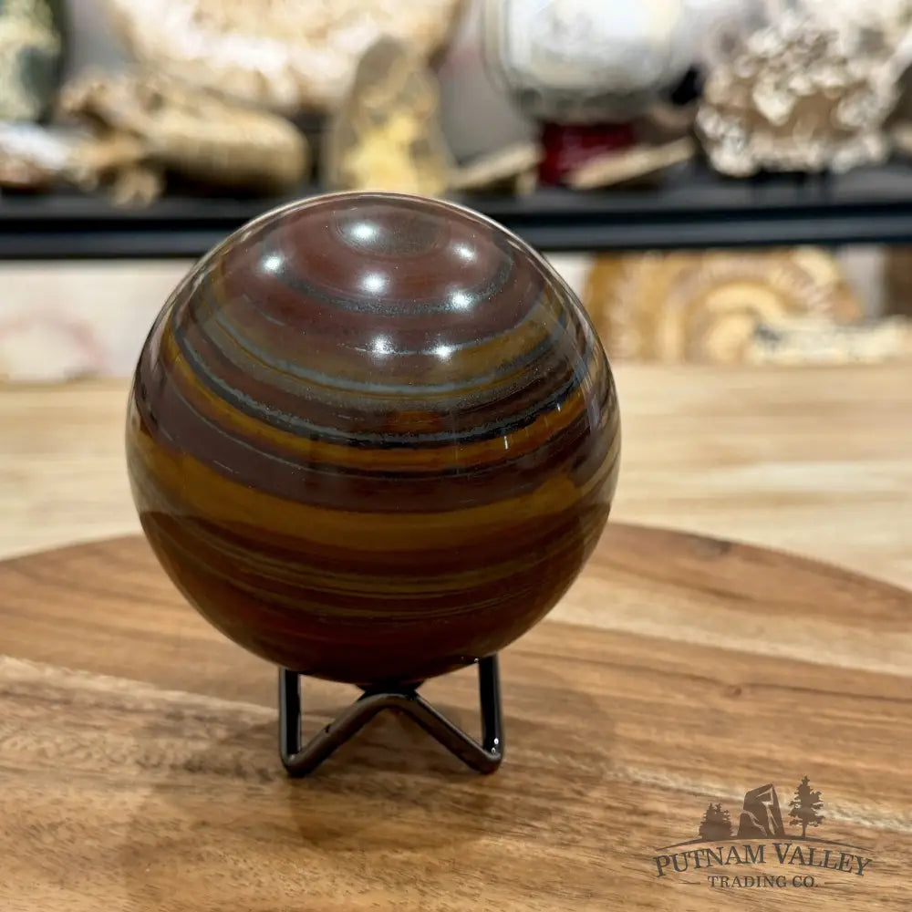 Reserve Australian Tiger Iron Sphere 3.43’’ - Sphere