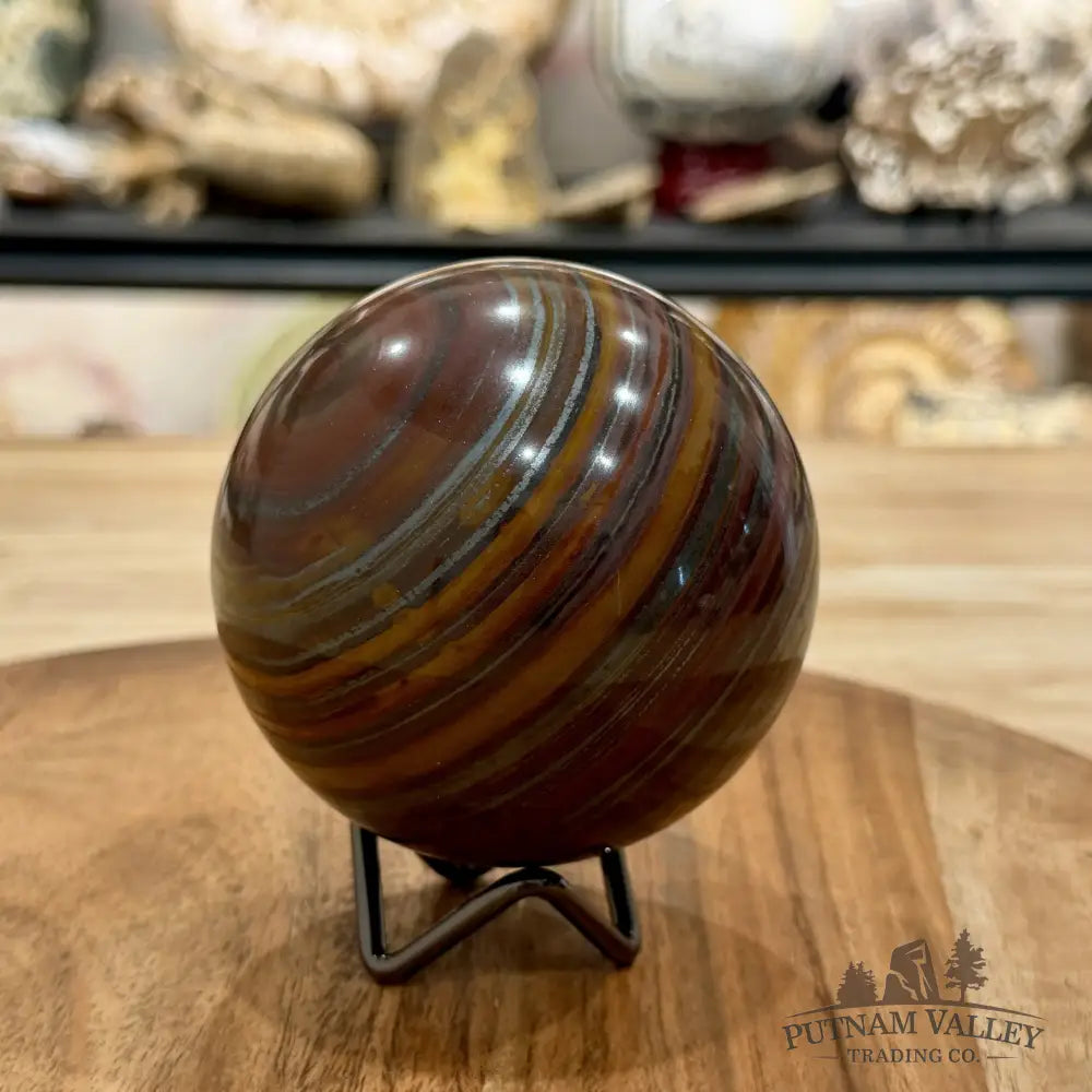 Reserve Australian Tiger Iron Sphere 3.43’’ - Sphere