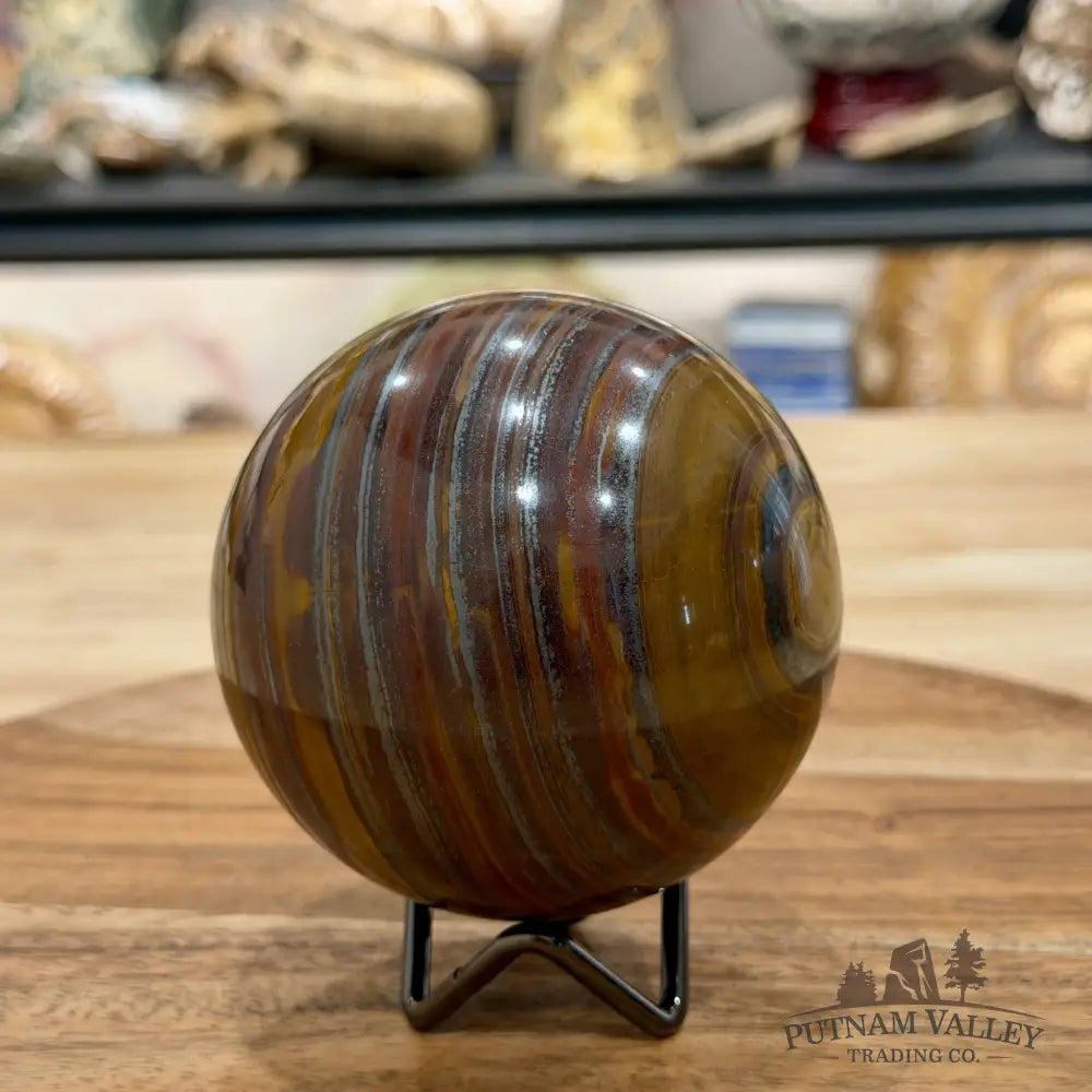 Reserve Australian Tiger Iron Sphere 3.43’’ - Sphere