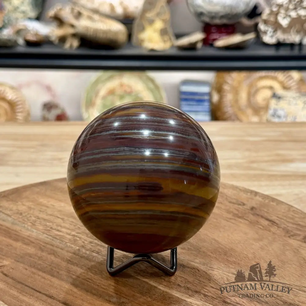 Reserve Australian Tiger Iron Sphere 3.43’’ - Sphere