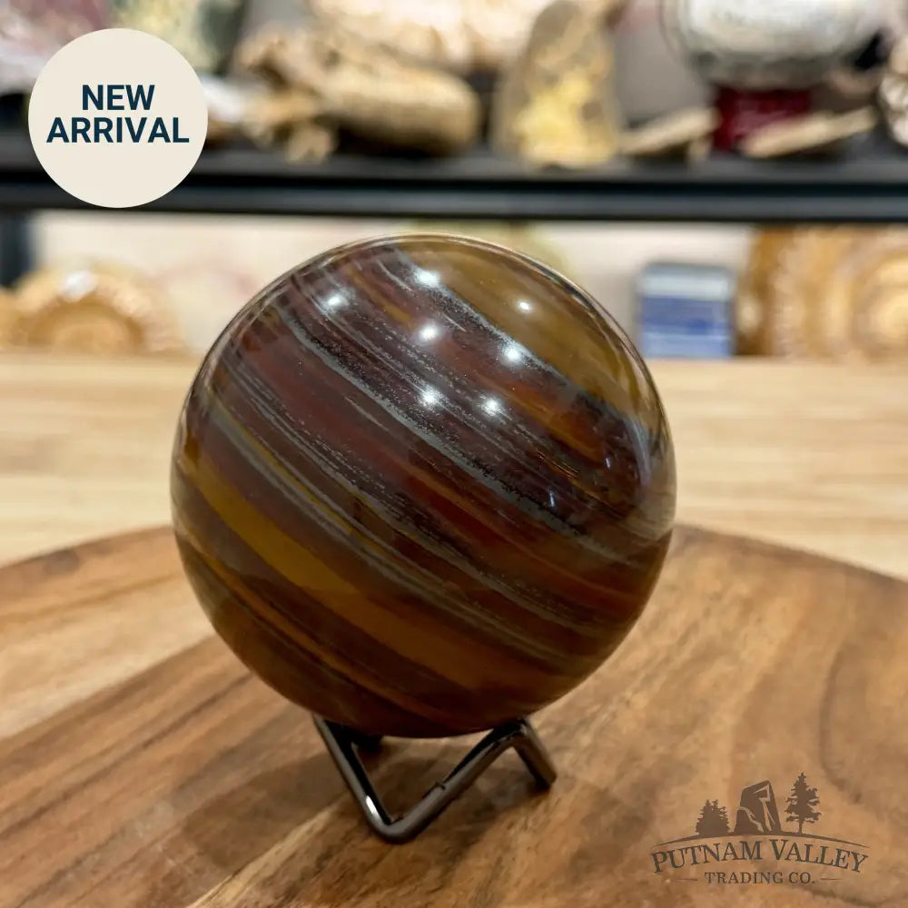 Reserve Australian Tiger Iron Sphere 3.43’’ - Sphere