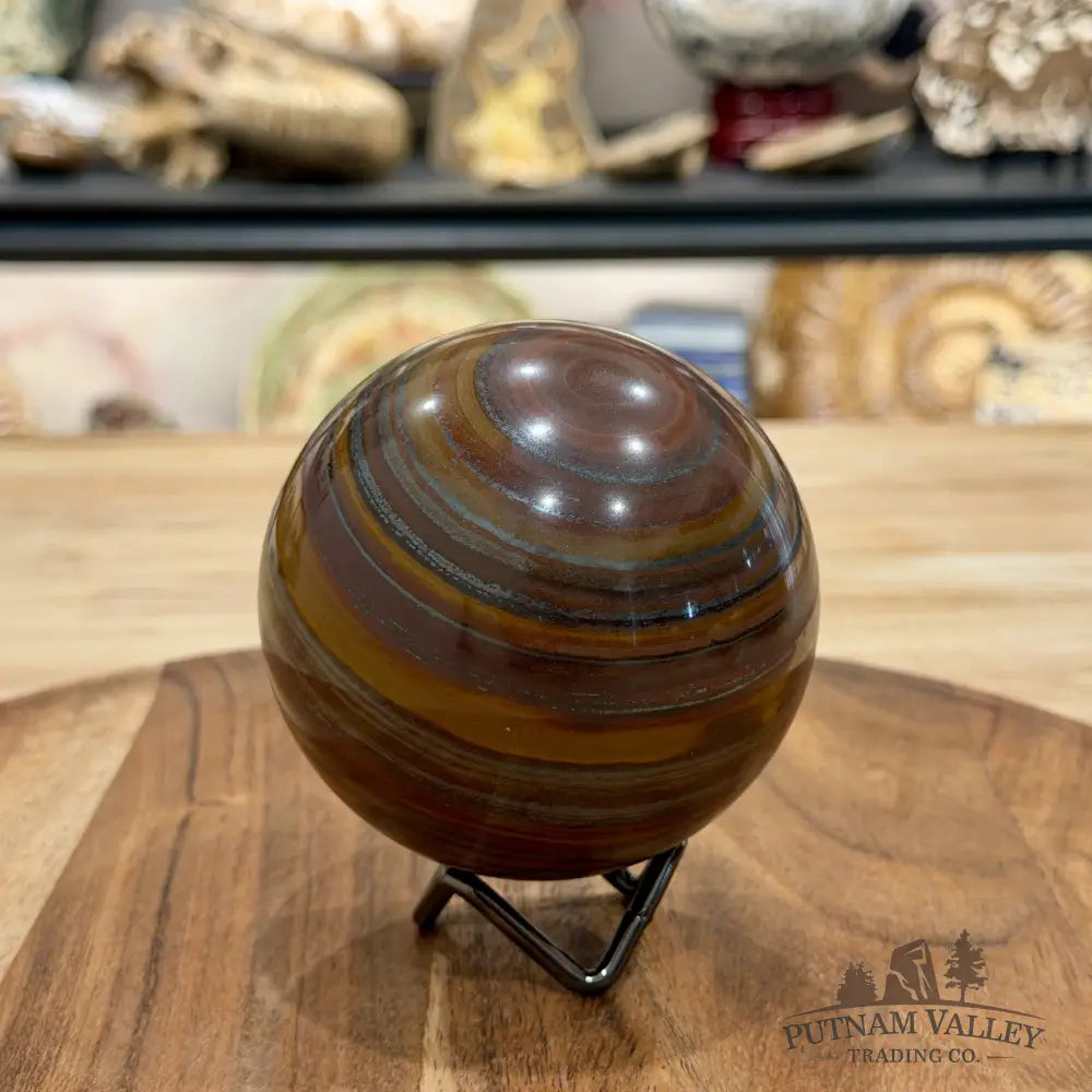 Reserve Australian Tiger Iron Sphere 3.43’’ - Sphere