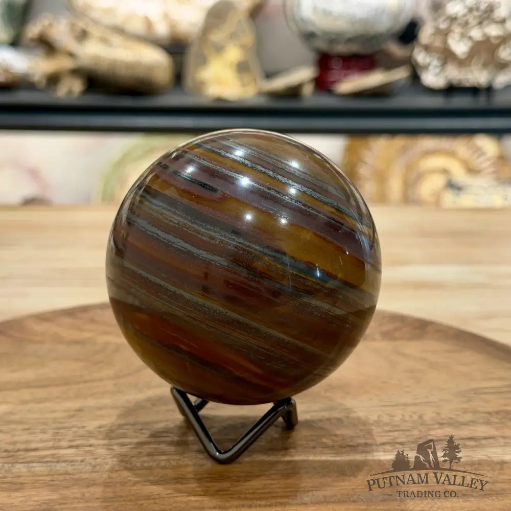 Reserve Australian Tiger Iron Sphere 3.43’’ - Sphere
