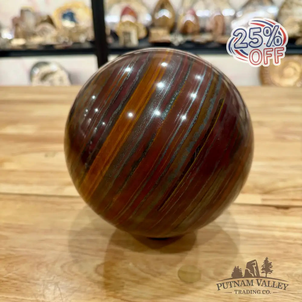 Reserve Tiger Iron Sphere 6.4’’ Sphere
