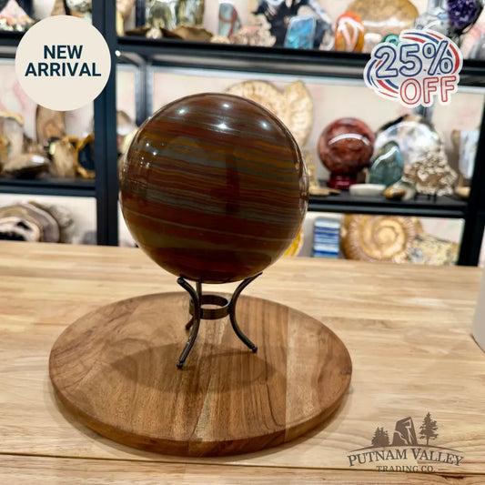 Reserve Tiger Iron Sphere 6.5’’ - Sphere