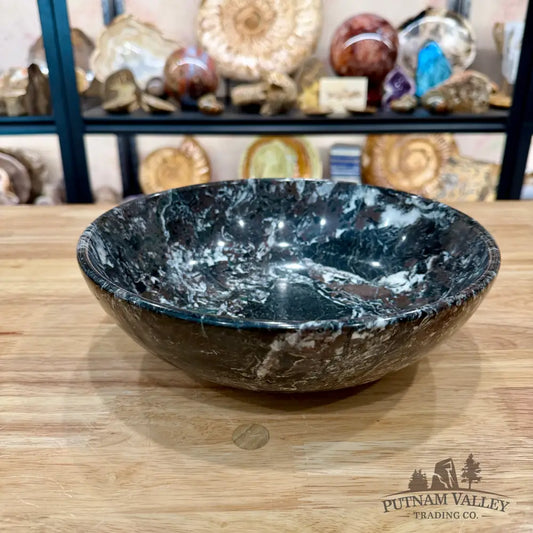 Zebra Marble Bowl 10’’ 4.5 - Bowl