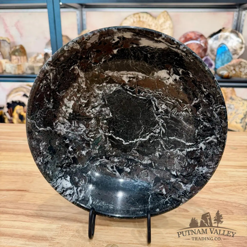 Zebra Marble Bowl 10’’ 4.5 - Bowl