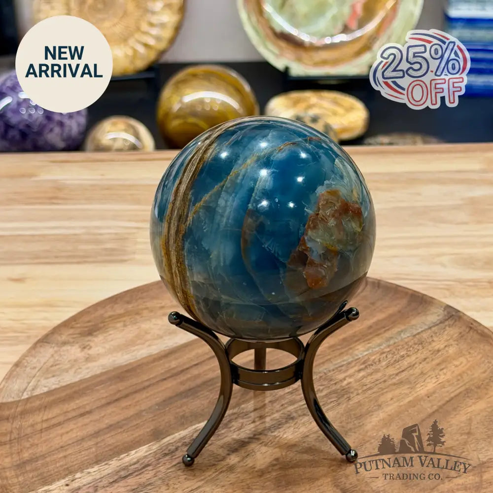 Reserve Blue Onyx Sphere 4’’ - Sphere