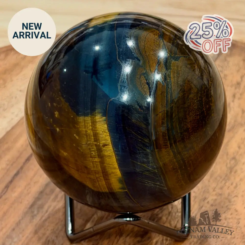 Reserve Blue Tiger Eye Sphere 3.13’’ - Sphere