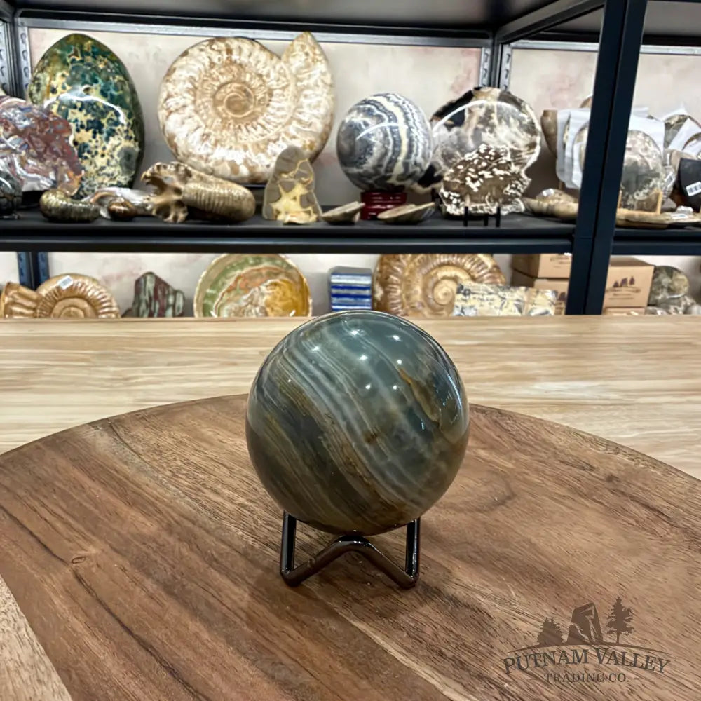 Reserve Brazilian Blue Onyx Sphere 2.45’’ - Sphere