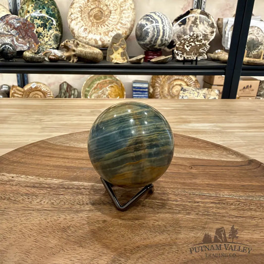 Reserve Brazilian Blue Onyx Sphere 2.45’’ - Sphere
