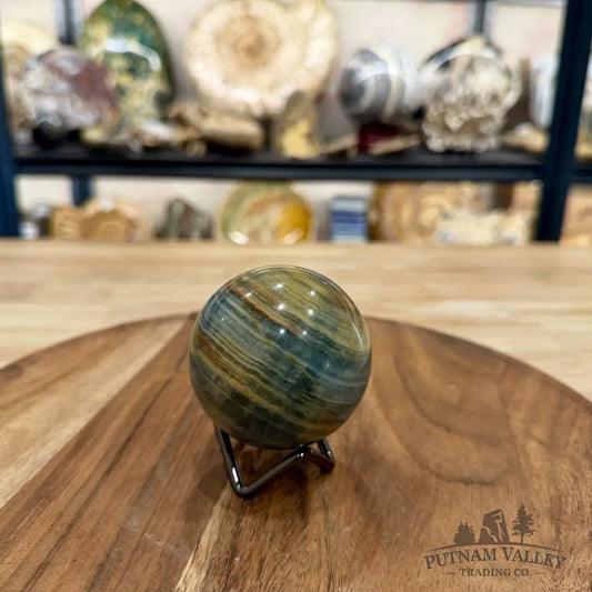 Reserve Brazilian Blue Onyx Sphere 2.45’’ - Sphere