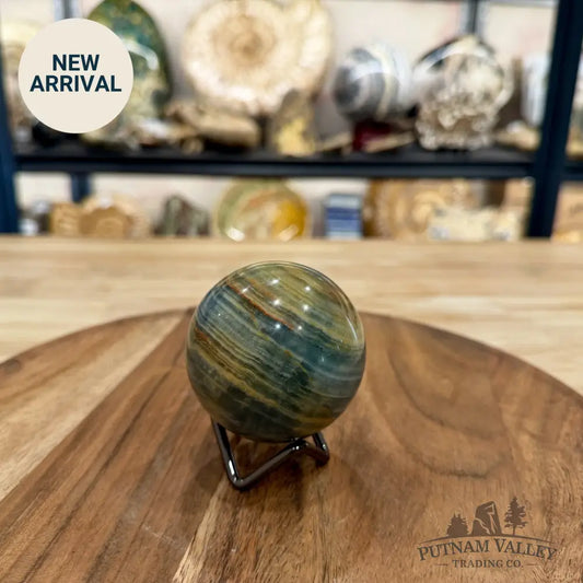Reserve Brazilian Blue Onyx Sphere 2.45’’ - Sphere