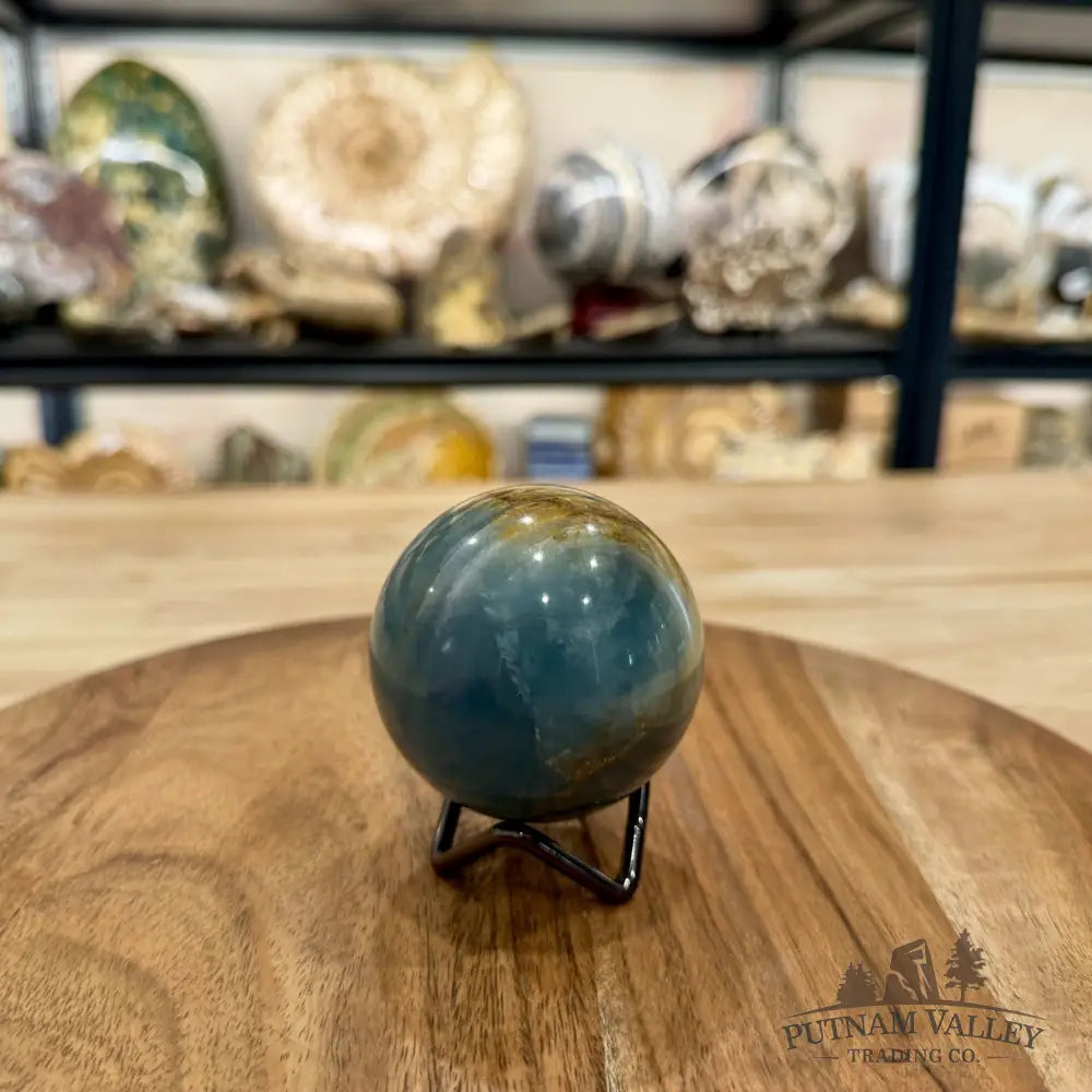 Reserve Brazilian Blue Onyx Sphere 2.47’’ - Sphere