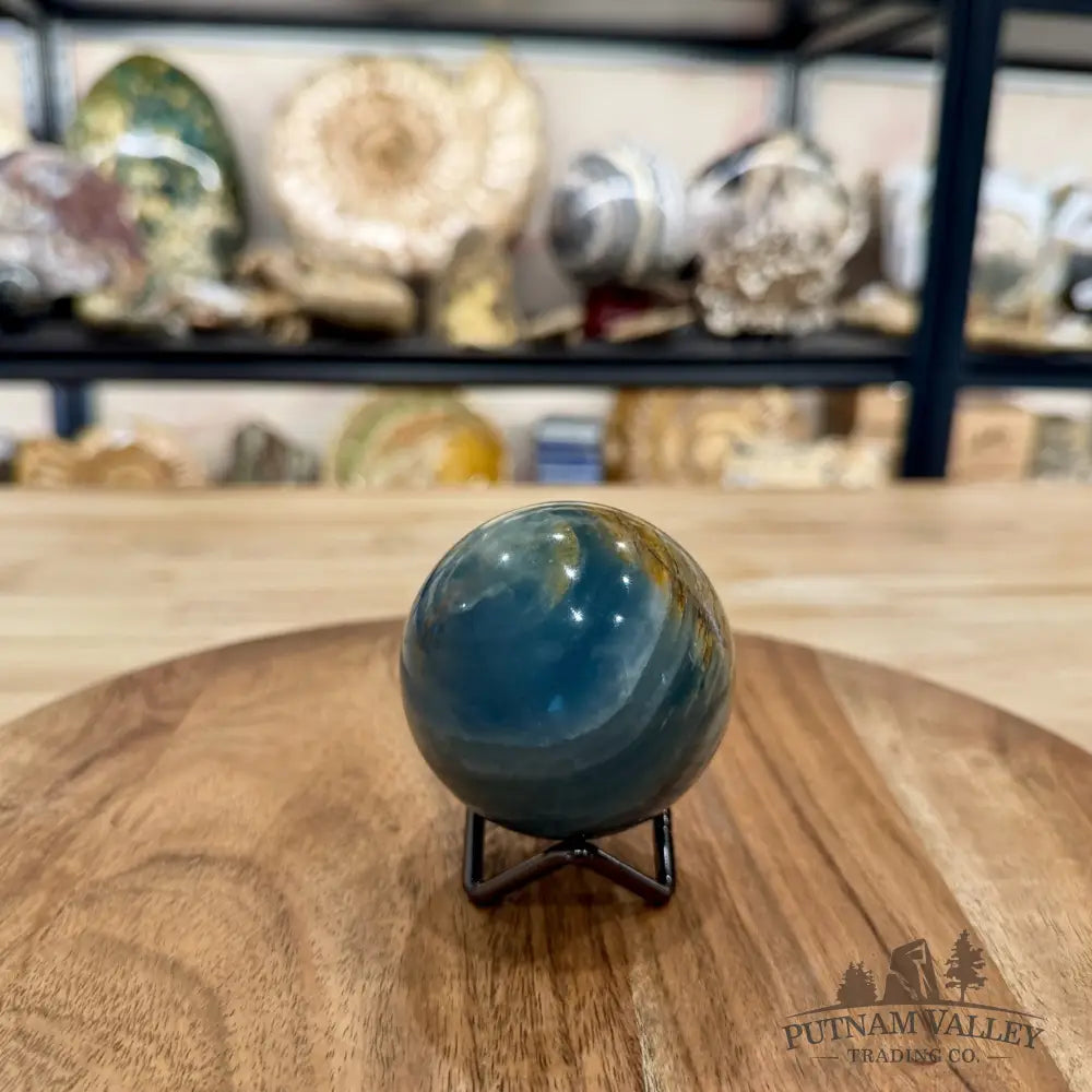 Reserve Brazilian Blue Onyx Sphere 2.47’’ - Sphere
