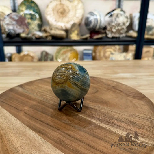 Reserve Brazilian Blue Onyx Sphere 2.47’’ - Sphere